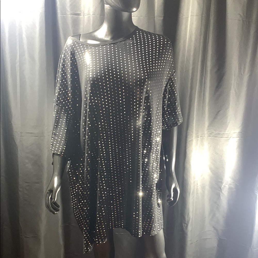 Silver Studded Oversized Tunic